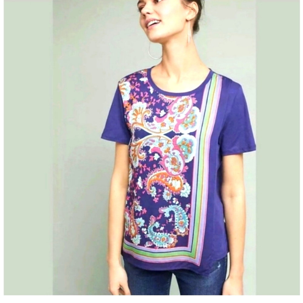Purple Paisley Women's Top